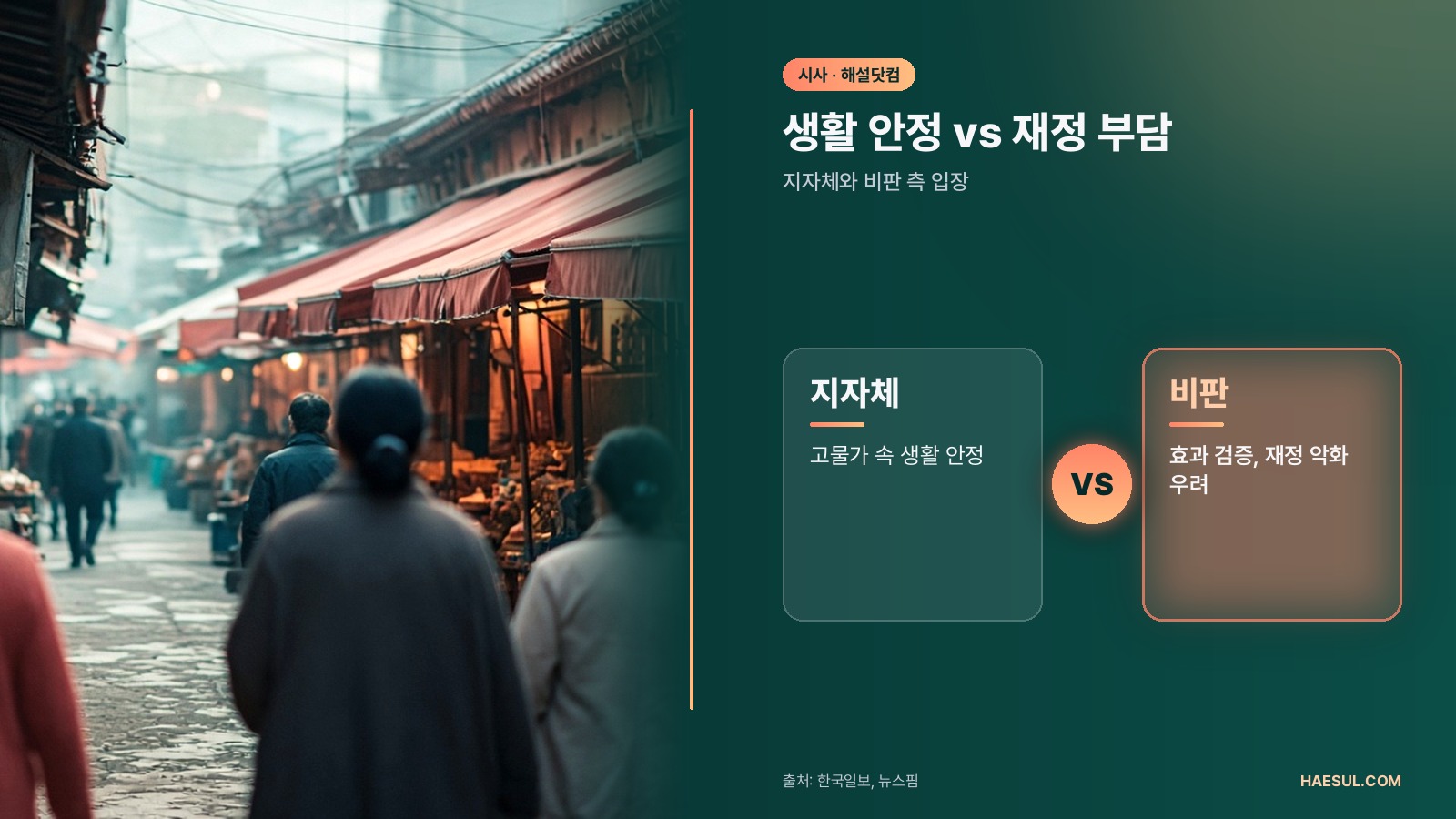 생활 안정 vs 재정 부담 – 지자체와 비판 측 입장